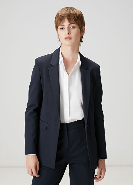 Lacivert Blazer