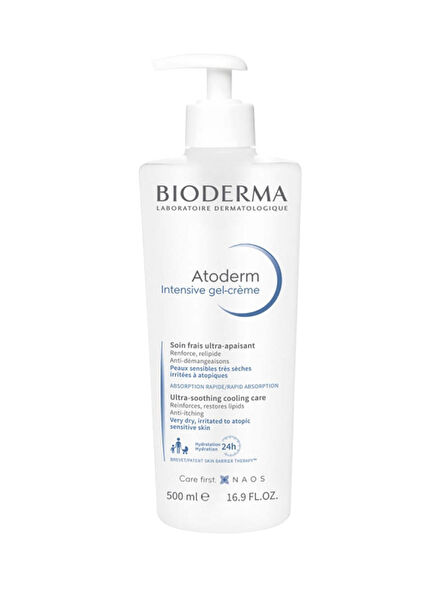 Atoderm Intensive Gel Kuru Ciltler İçin Nemlendirici Yüz Kremi 500 ml