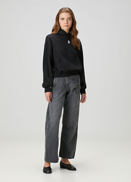 Twisted Workwear Gri Jean Pantolon