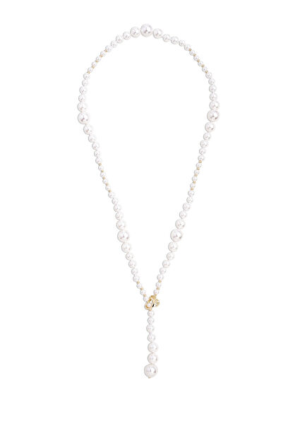 Hera Silver Pearl 18K Yellow Gold Plated Women's Necklace