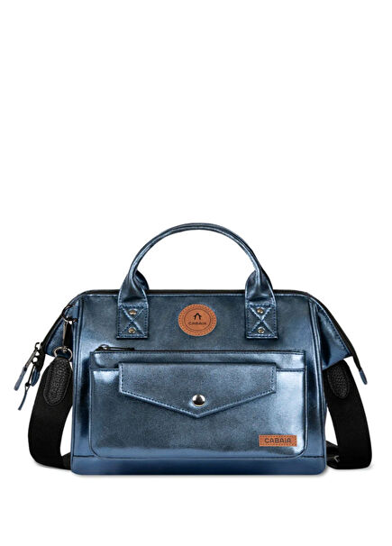 Cross Body Bag Larissaa Lacivert Orta Boy Kadın Omuz Çantası