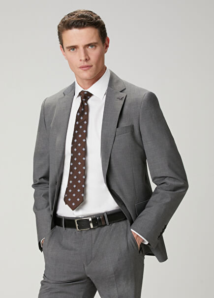 Anthracite Wool Blend Suit