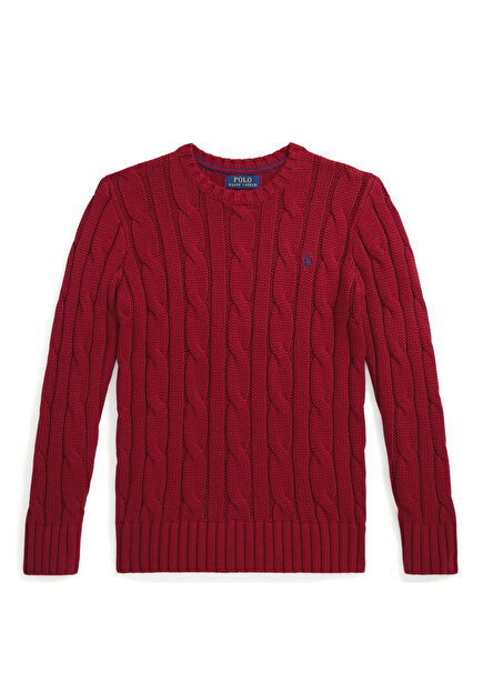 Koyu Kırmızı Erkek Çocuk Triko