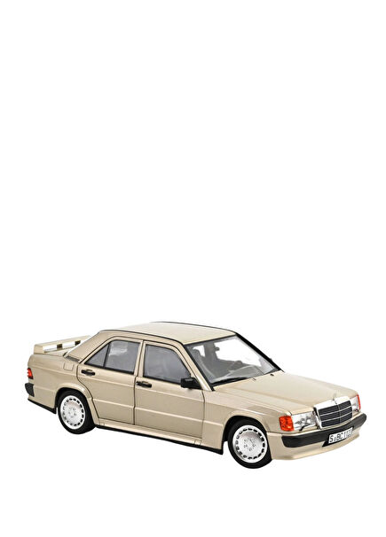 1:18 1984 Smoke Silver Mercedes Benz 190E 2.3-16 W201 Model Araba
