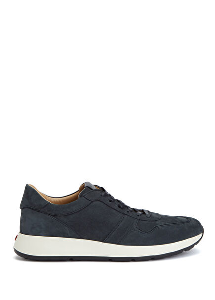 Lacivert Erkek Deri Sneaker