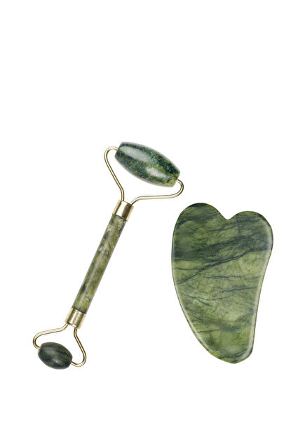 Jade Stone Face Massage Set