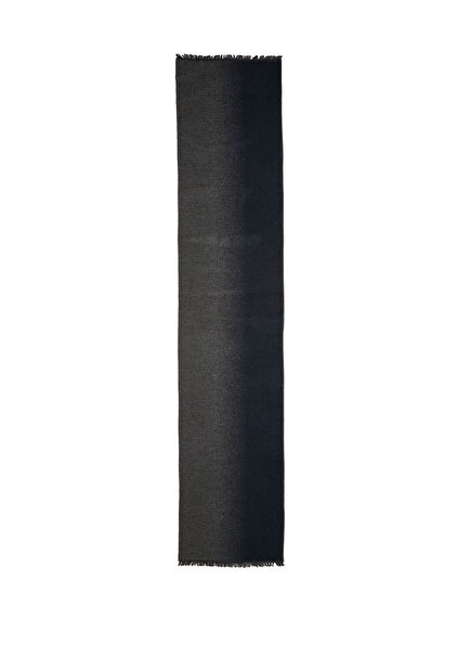 Navy Blue Anthracite Men's Cashmere Scarf