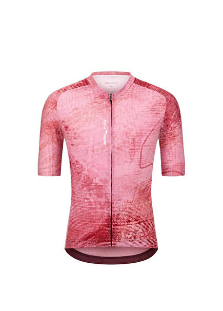 Motion Kırmızı Kısa Kollu Unisex Bisiklet Forması