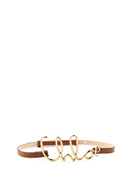 Tan Womens Leather Belt