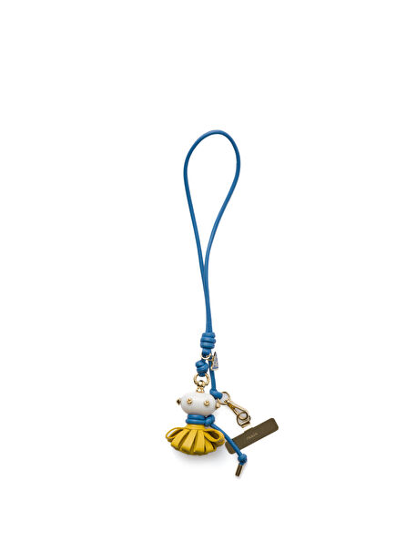 Yellow Blue Nappa Leather Smartphone Bracelet