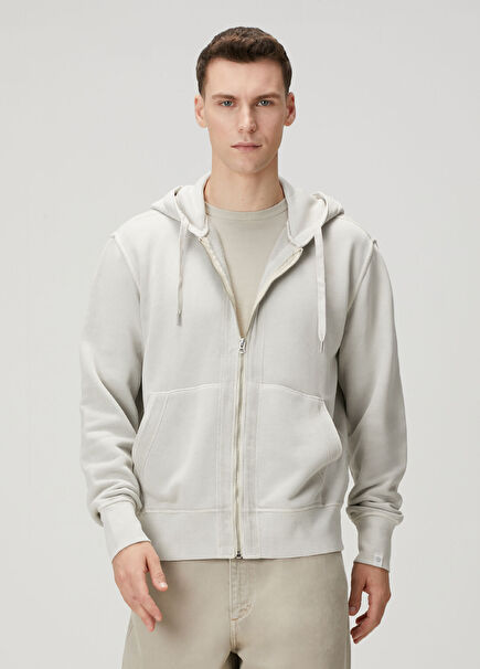 Taş Kapüşonlu Sweatshirt