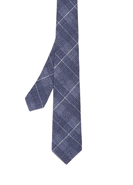 Navy Blue Wool Tie