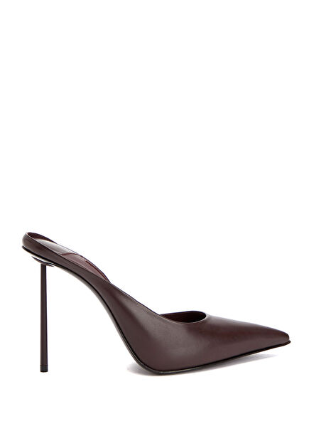 Sabot Burgundy Women's Leather Slippers