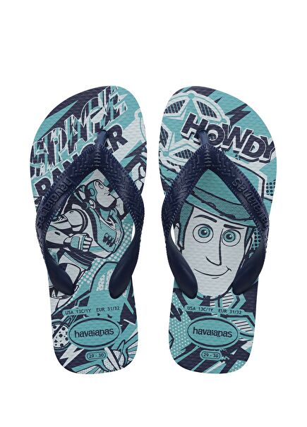 Disney Blue Kids Beach Slippers
