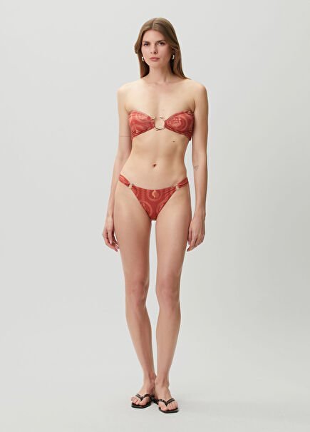 Kaora Kırmızı Desenli Bikini Takımı