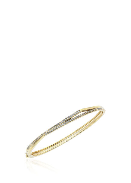 Passion Cuff 925 Carat Silver Plated with Gold Bracelet