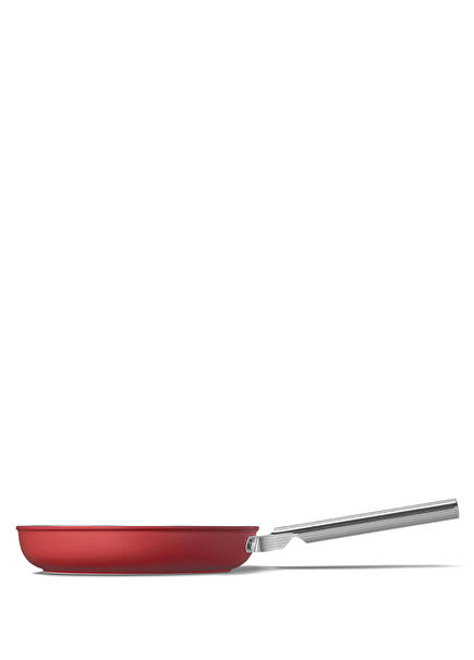 50's Style Red 26 cm Steel Frying Pan