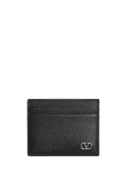 Black Men's Leather Card Holder
