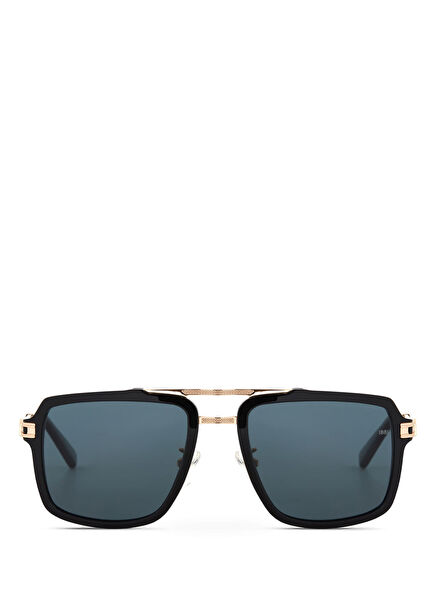 CR 80003 C1 Metal Siyah Altın Erkek Güneş Gözlüğü