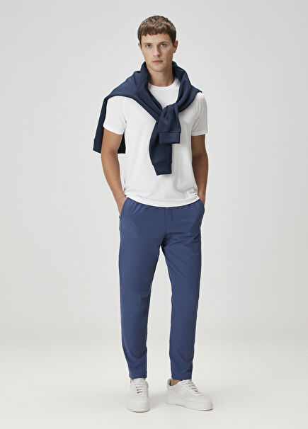 Slim Fit Mavi Pantolon