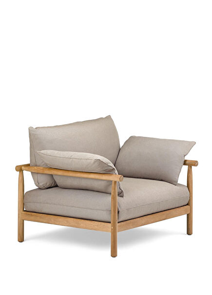 Tibbo Tik Ağacı Büyük Boy Tekli Koltuk