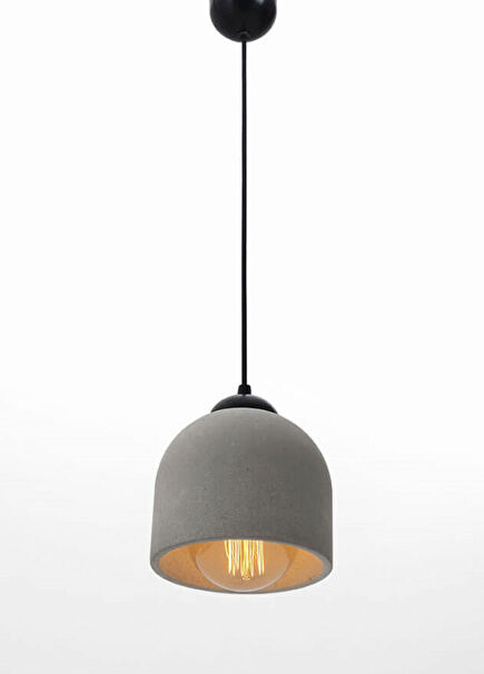 Gri Beton Tavan Aydınlatması