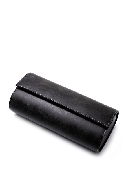 Anthracite Triple Leather Watch Box