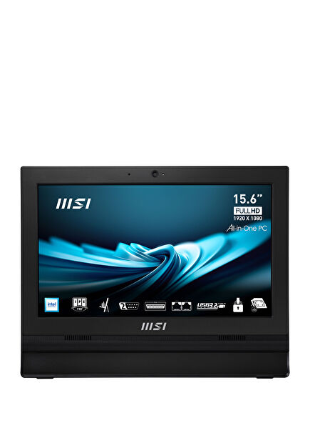 MSI PRO AP162T ADL-054EU 4GB RAM 128GB SSD 15.6 FHD W11 TOUCH BLACK AIO PC