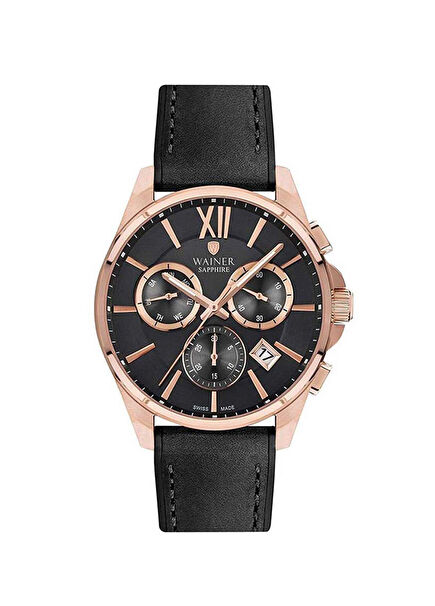 19321-D Siyah Çelik Erkek Kol Saati