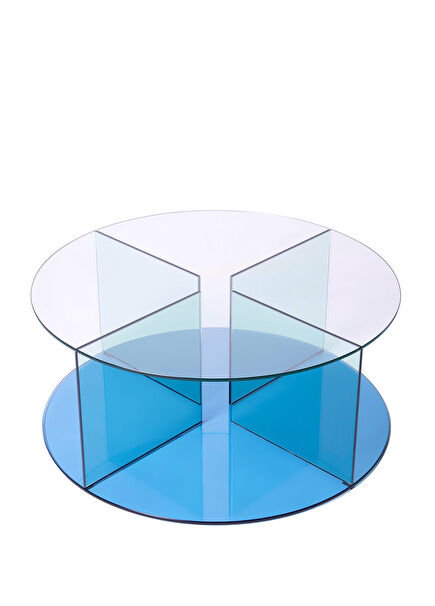 Bubble Clear Glass Center Table