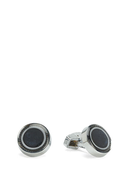 Silver Navy Cufflinks