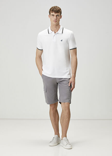 Grey Cargo Shorts