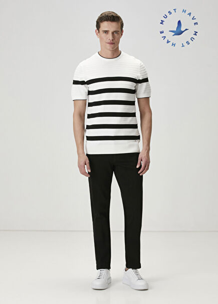 Slim Fit Siyah Jean Pantolon