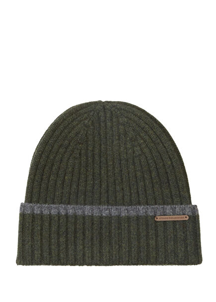 Green Men's Wool Beanie