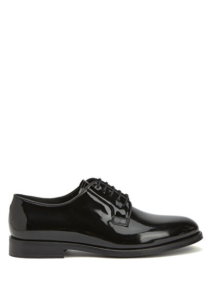 Black Leather Tuxedo Shoes