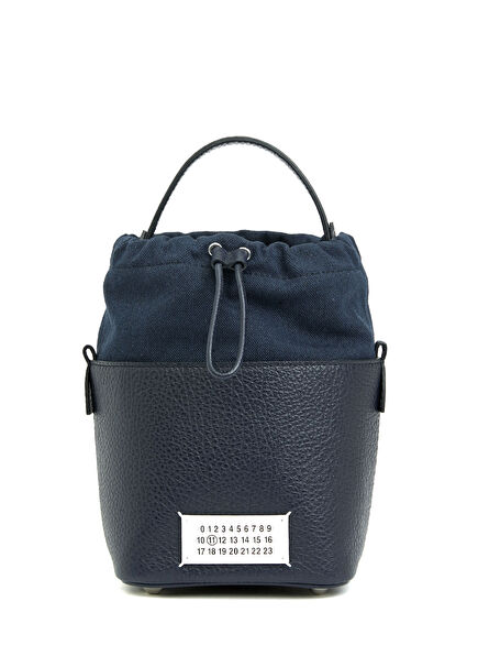 5AC Small Lacivert Kadın Deri Çanta