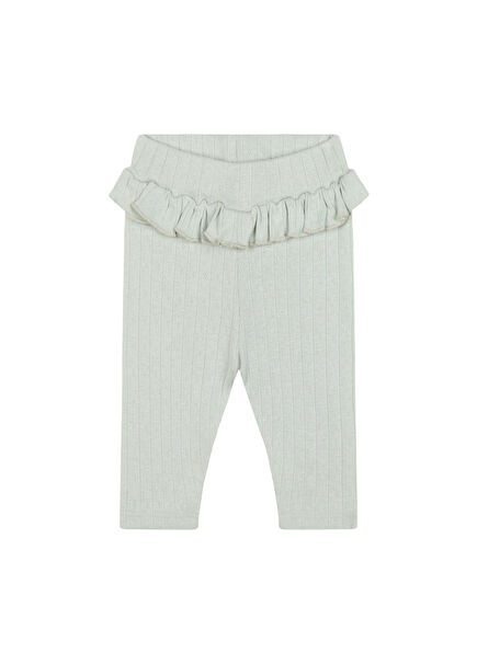 Mint Jakar Desenli Kız Bebek Tayt