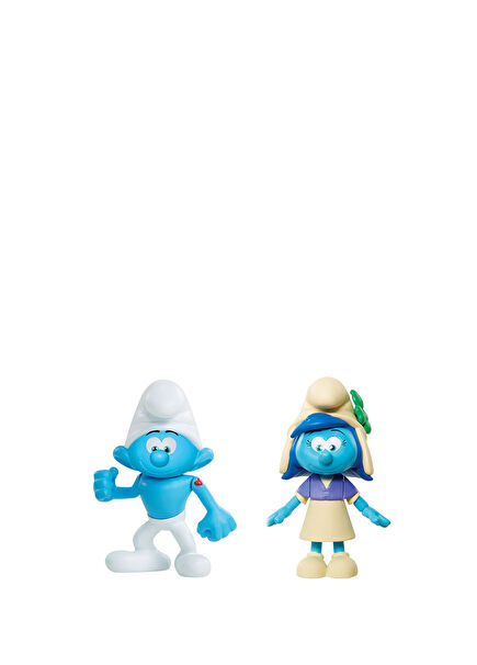 Kayıp Köy Güçlü Şirin & Smurfstorm Figür Set