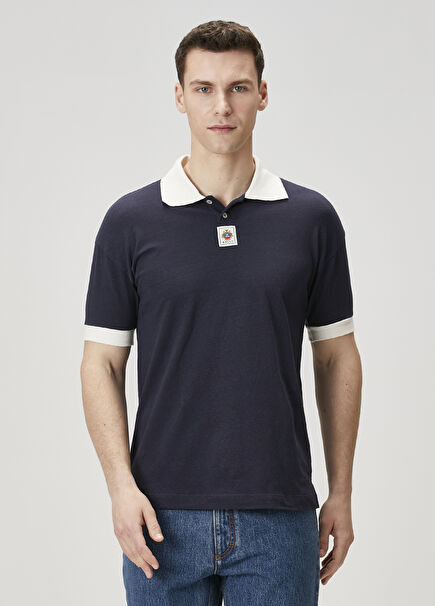 Navy Blue Organic Cotton T-Shirt
