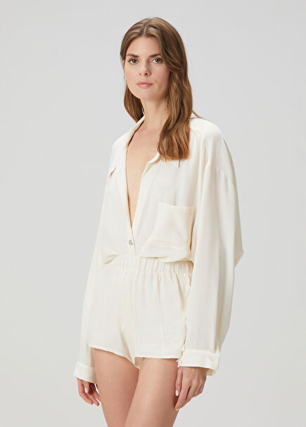 Ecru Basic Shirt