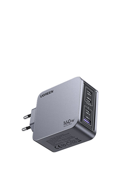 Nexode Pro GaN 100W Kablolu Type-C QC PD 3xUSB-C, 1xUSB-A 160W Hızlı Şarj Cihazı