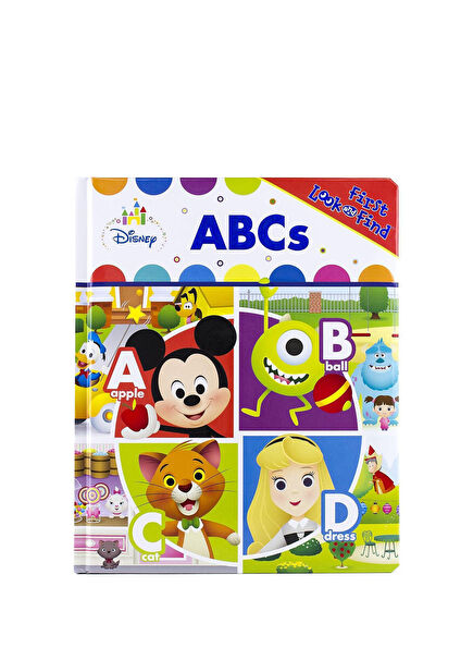 Disney Baby: Little First Look and Find ABCs Çocuk Yabancı Dil Kitabı