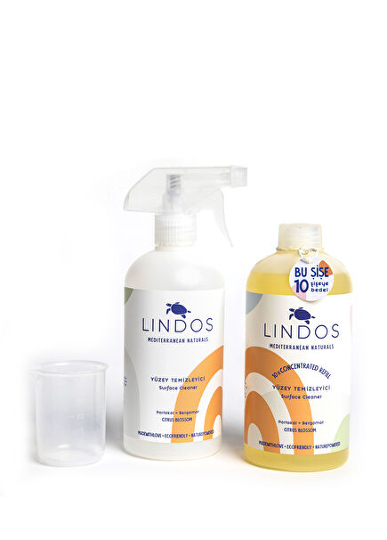 Portakal ve Bergamot 10x Konsantre Yüzey Temizleyici 600 ml