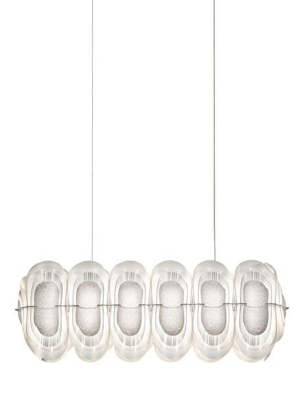 Fıordlys Lınear Beyaz Pleksi Sarkıt Avize