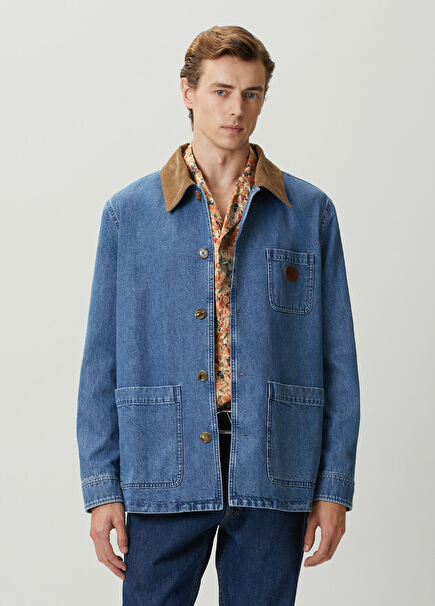 Blue Collar Inserted Denim Jacket
