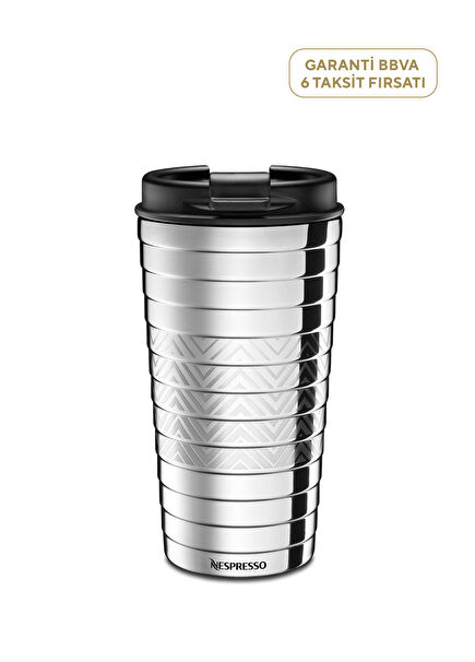 Touch Travel Silver Steel Thermos 345 ml