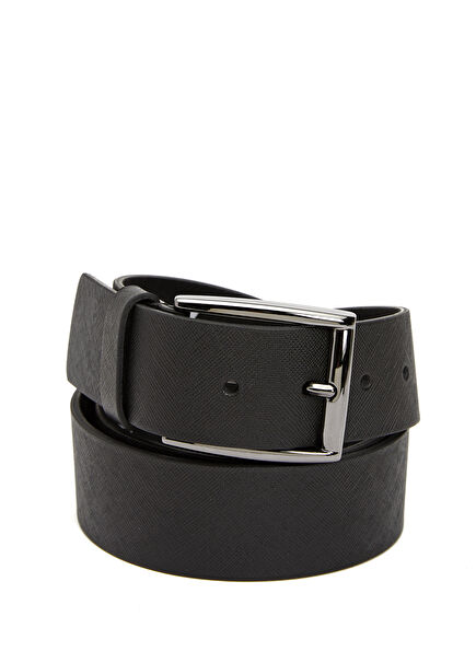 Siyah Erkek Deri Kemer