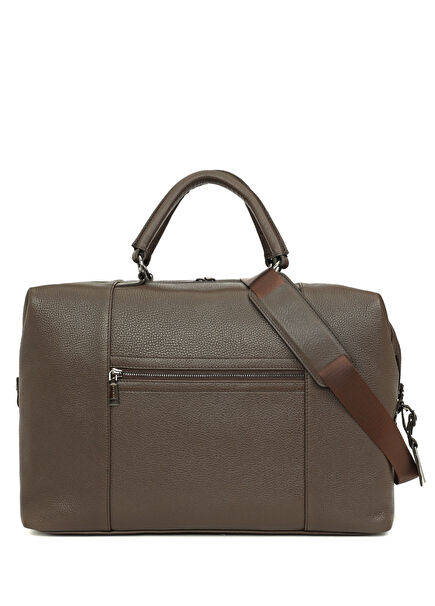 Flotter Brown Men's Leather Travel Bag