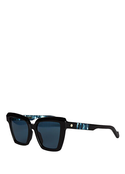 Abolan AB 01 Sea Pearl Blue Black Acetate Women's Sunglasses