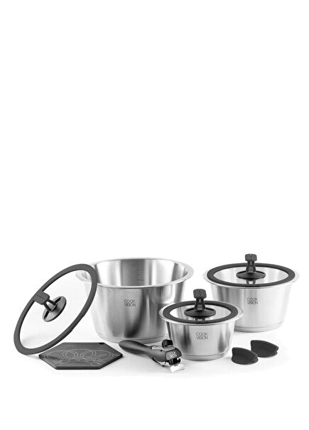 Steel 10 Piece Cookware Set